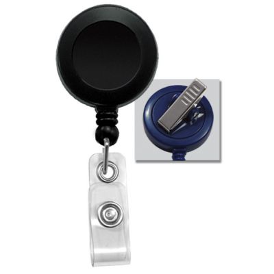 Black Badge Reel / Clear Strap / Swivel Spring Clip (2120-7601)