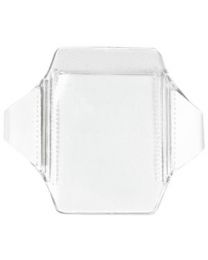 Vertical Back-Load Clear Vinyl Arm Band Badge Holder - Data/ Credit Card Size