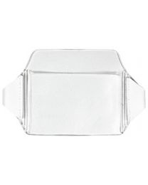 Horizontal Back-Load Clear Vinyl Arm Band Badge Holder - Government/ Military Size