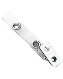 2-Hole Badge Clip with a 2 3/4" Strap 