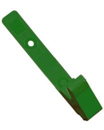 Knurled Thumb with a Grip Badge Clip Green