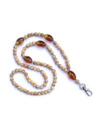 Racienna Beaded Lanyard with a Trigger Hook