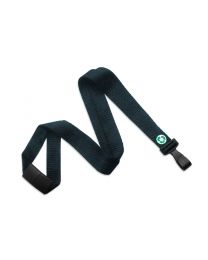 Forest Green Bamboo 5/8" Flat Breakaway Lanyard with a "No-Twist" Hook