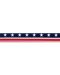 Stars and Stripe 5/8" Flat Breakaway Lanyard with a Swivel Hook