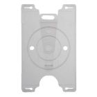 Clear Colored Molded Rigid Plastic Convertible Card Holder